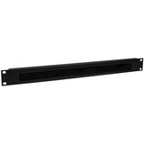Startechcom 1u Brush Strip Horizontal Server Rack Cable Management Panel