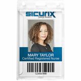 Sicurix Rigid Pc Id Badge Dispensers with Thumb Slot - Vertical