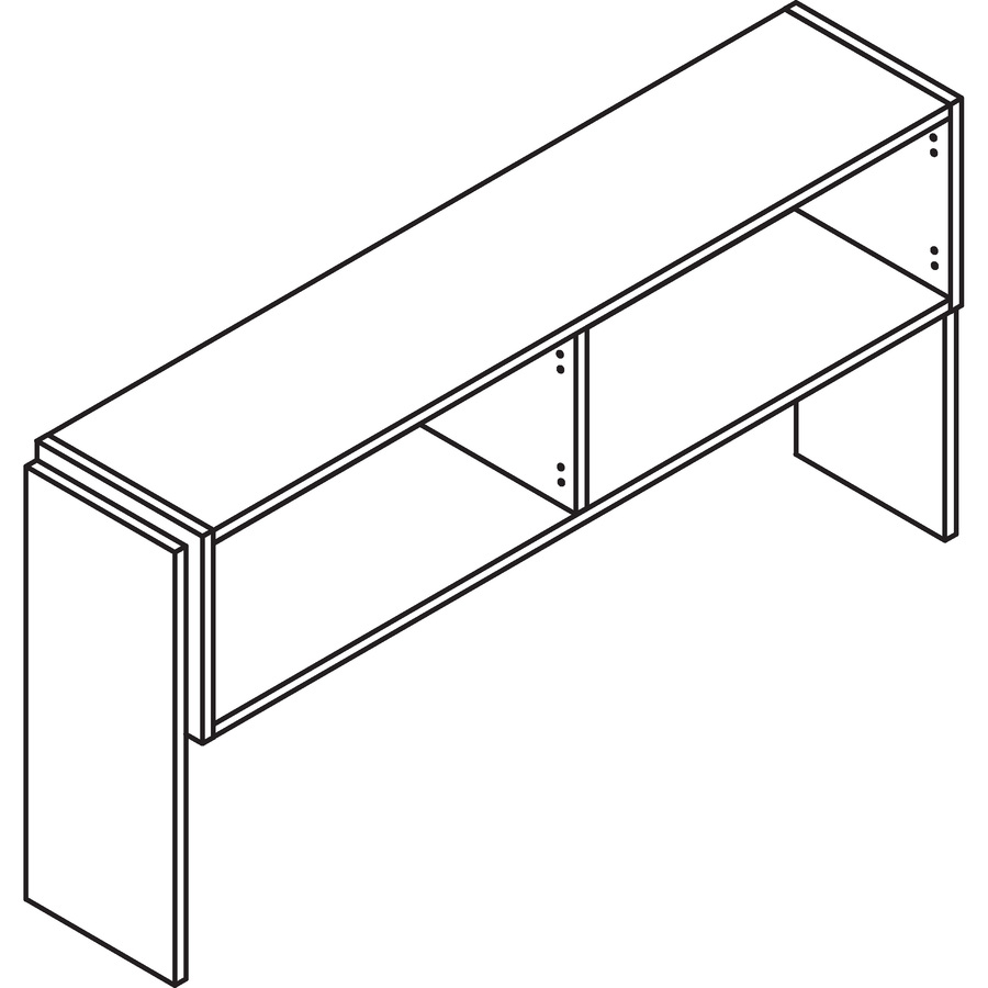Lacasse Ca Open Hutch with Adjustable Sides