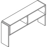 Lacasse Ca Open Hutch with Adjustable Sides