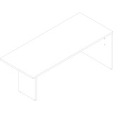 Lacasse Ca Rectangular Table with Modesty Panel