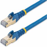Startechcom 25ft Cat6a Ethernet Cable - 10 Gigabit Category 6a Shielded Snagless 100w Poe Patch Cord - 10gbe Blue Ul Certified Wiringtia