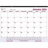 Brownline Vinyl Strip Monthly Desk Pad