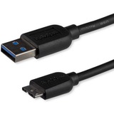 Startechcom 1m (3ft) Slim Superspeed Usb 30 (5gbps) a to Micro B Cable - Mm