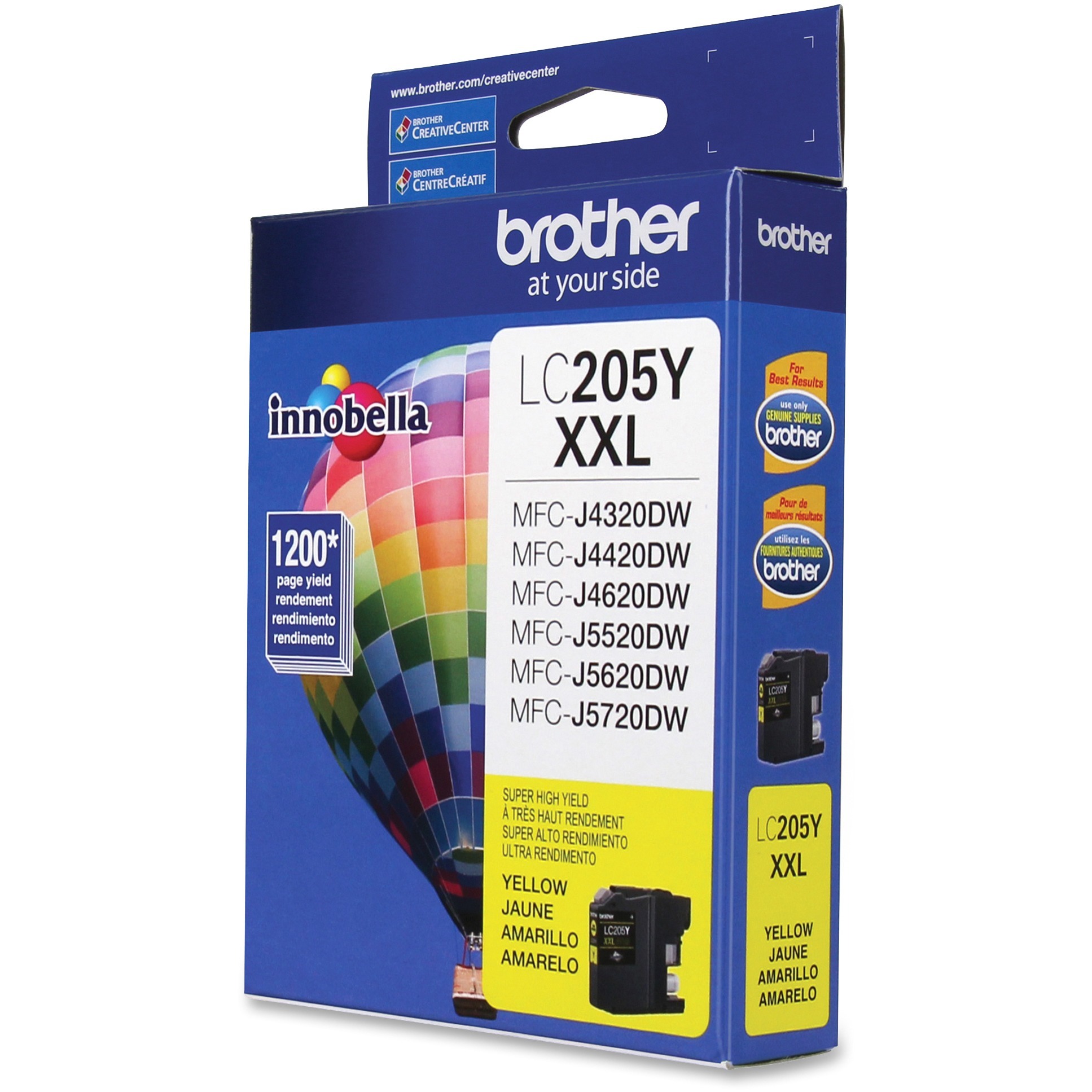 Brother Genuine Innobella Lc205y Super High Yield Yellow Ink Cartridge