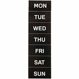 Mastervision Magnetic Weekday Calendar Characters