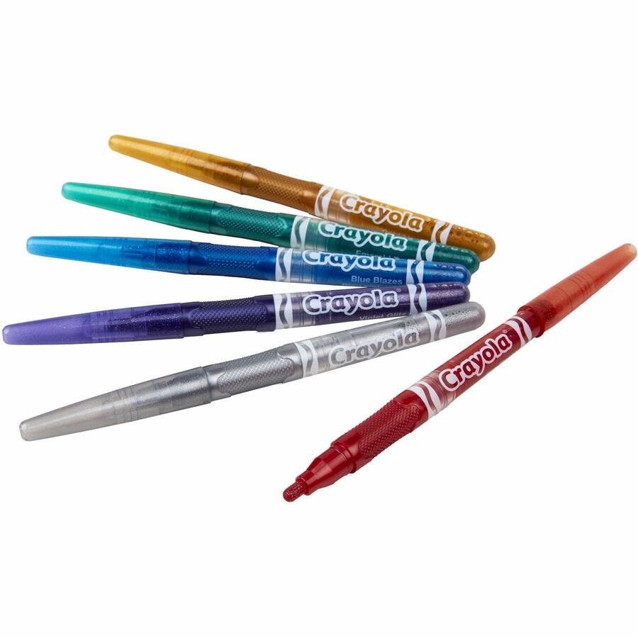 Crayola 6 Color Glitter Markers