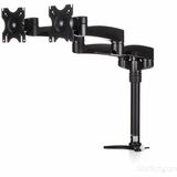 Startechcom Desk Mount Dual Monitor Arm Dual Articulating Monitor Arm Height Adjustable for Vesa Monitors Up to 24 (299lb136kg)