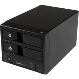 StarTech.com USB 3.0/eSATA Dual 3.5" SATA HDD Trayless Enclosure
