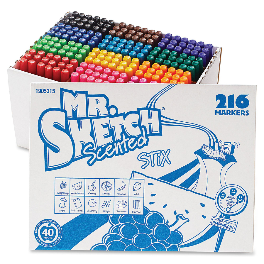 Mr Sketch Stix Classpack Scented Markers