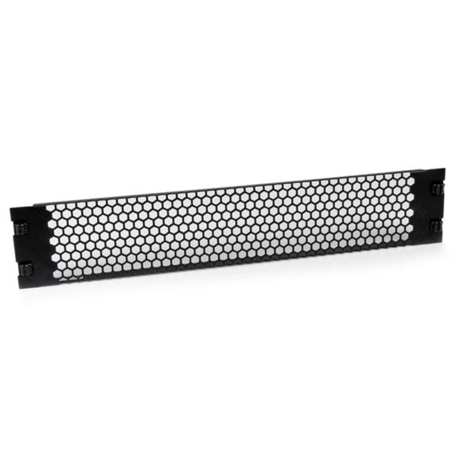 StarTech.com 2U Tool-Less Vented Blank Rack Panel