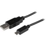 Startechcom 1 Ft Mobile Charge Sync Usb to Slim Micro Usb Cable for Smartphones and Tablets - a to Micro B Mm