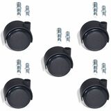 Lorell Premium Dual Soft Wheel Casters Set