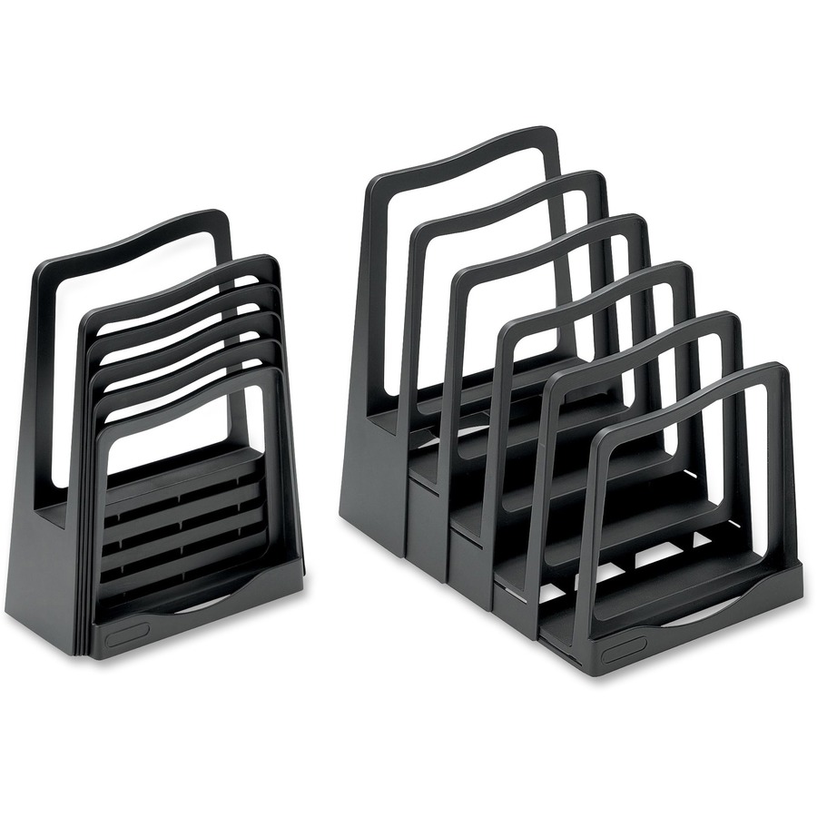 Avery&Reg Five Slot Plastic Adjustable File Rack