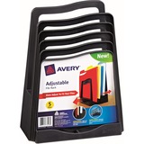 Avery&Reg Five Slot Plastic Adjustable File Rack