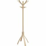 Alba High-Capacity Wood Coat Stand