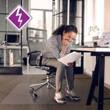 Floortex Computex Anti-Static Standard Pile Carpet Pvc Rectangular Chair Mat