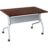 Lorell Mahogany Flip Top Training Table