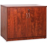 Lorell Essentials Series Cherry 2-Door Storage Cabinet