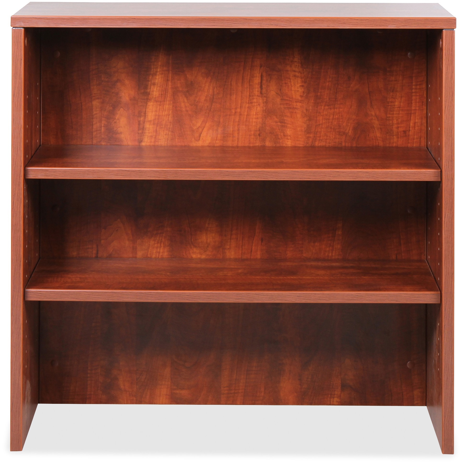 Lorell Essentials Cherry Laminate Stack-on Bookshelf