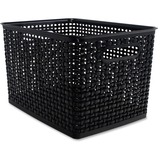 Advantus Plastic Weave Bin