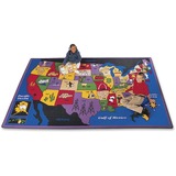 Carpets for Kids Discover America Us Map Area Rug