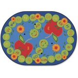 Carpets for Kids Abc Caterpillar Oval Seating Rug