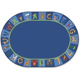 Carpets for Kids a to Z Animals Oval Area Rug