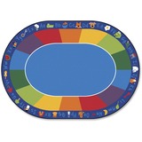 Carpets for Kids Fun with Phonics Oval Seating Rug