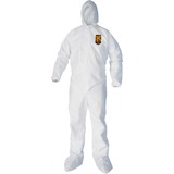 Kleenguard A40 Coveralls - Zipper Front Elastic Wrists Ankles Hood & Boots