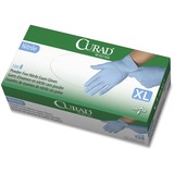 Curad Powder-Free Nitrile Disposable Exam Gloves