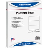 Printworks Professional Pre-Perforated Paper for Invoices Statements Gift Certificates & More