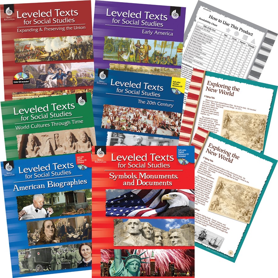 Shell Education American Bios Leveled Texts Book Printedelectronic Book