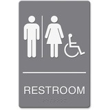 Headline Restroomwheelchair Image Indoor Sign