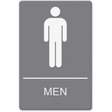 Headline Ada Mens Restroom Sign with Symbol