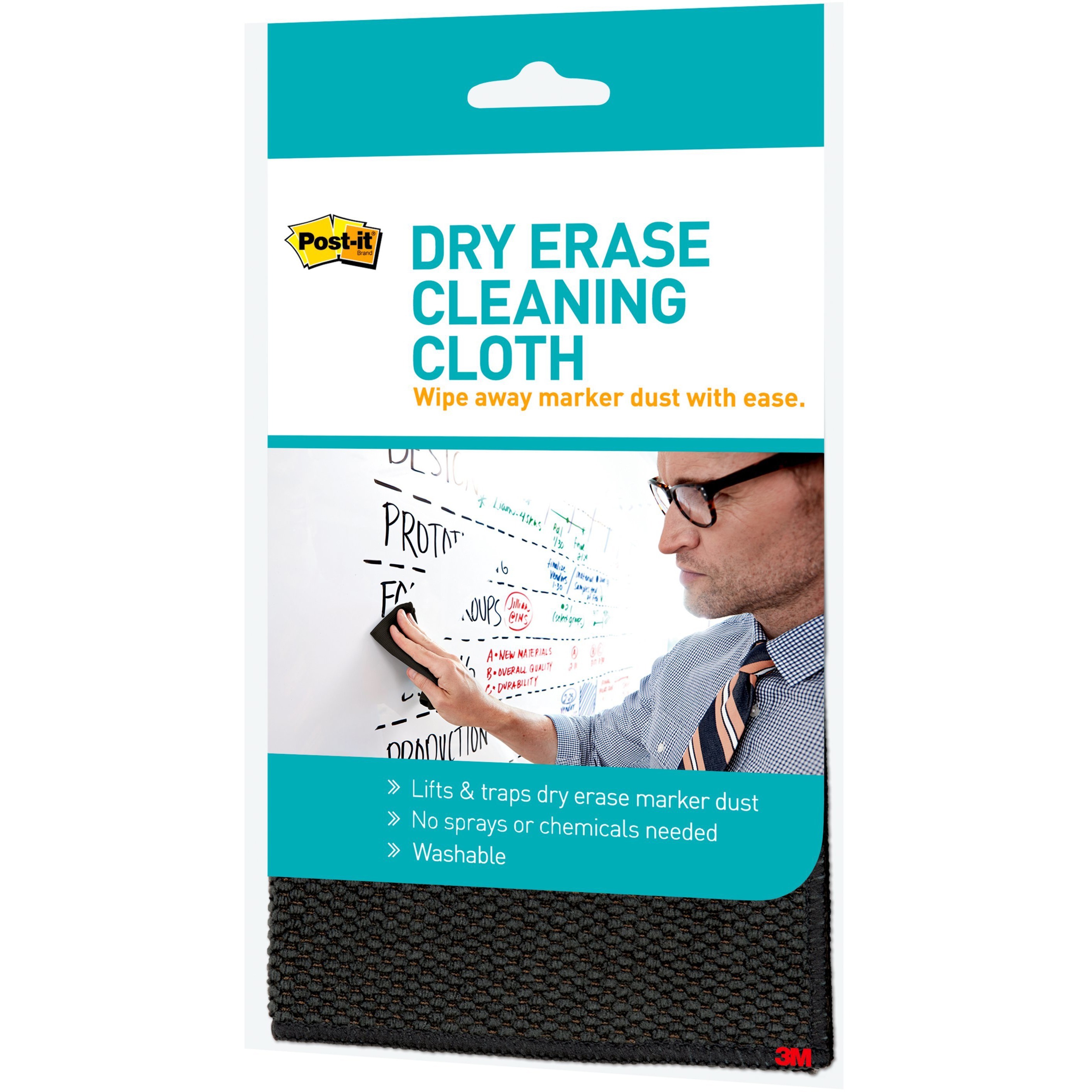 Post-It&Reg Dry-Erase Cleaning Cloth