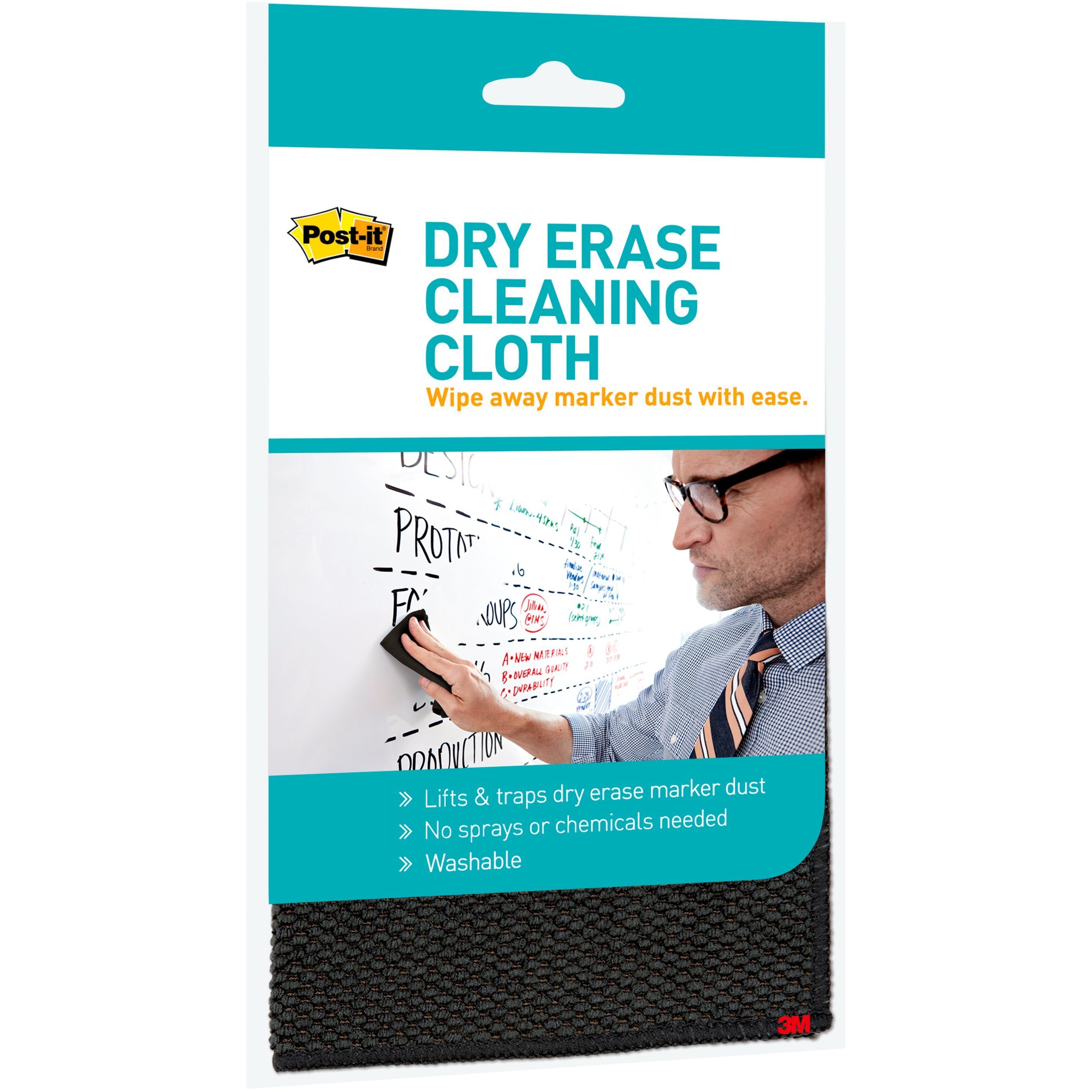Post-It&Reg Dry-Erase Cleaning Cloth