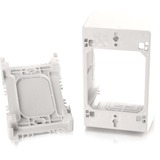 C2g Wiremold Uniduct Single Gang Extra Deep Junction Box - White