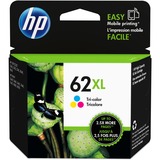 Hp 62xl (C2p07an) Original High Yield Inkjet Ink Cartridge - Cyan Magenta Yellow - 1 Each
