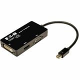 Tripp Lite Keyspan Mini Displayport to Vgadvihdmi All-in-One Adapter Video Converter Black 6 in