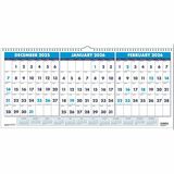House of Doolittle 3-Month Horizontal Wall Calendar