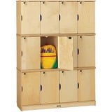 Jonti-Craft Triple Stack Childrens Stacking Lockers