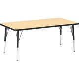 Jonti-Craft Berries Maple Topedge Rectangle Table