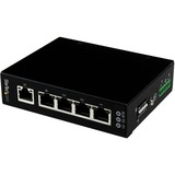 Startechcom 5 Port Unmanaged Industrial Gigabit Ethernet Switch - Din Rail Wall-Mountable