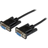 Startechcom 1m Black Db9 Rs232 Serial Null Modem Cable Ff