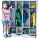 Jonti-Craft Rainbow Accents 5-Section Coat Locker