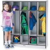 Jonti-Craft Rainbow Accents 5-Section Coat Locker