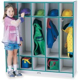Jonti-Craft Rainbow Accents 5-Section Coat Locker