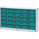 Jonti-Craft Rainbow Accents Mobile Tub Bin Storage