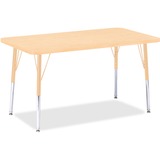 Jonti-Craft Berries Adult Height Maple Topedge Rectangle Table